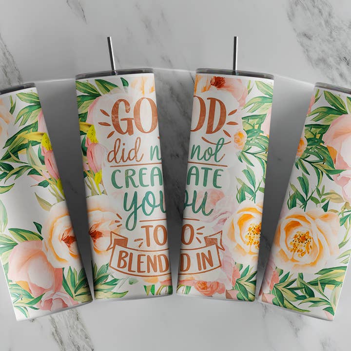 So Peachy Designs - Wholesale Insulated Mug/Tumbler - Religious Tumbler, Christian Tumbler, Positive Tumbler