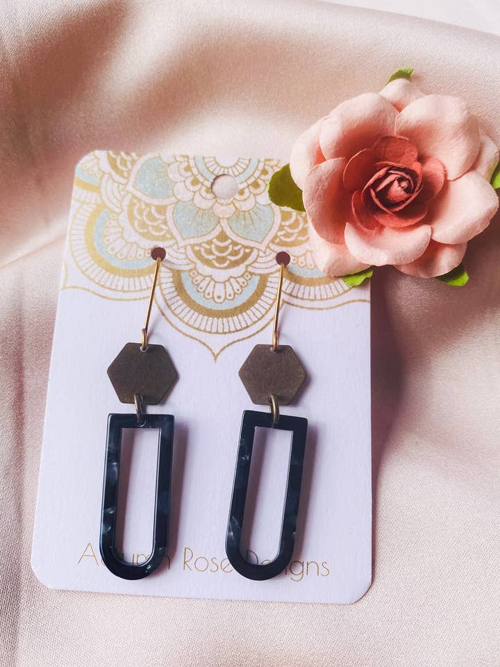 Moderna akryl örhängen 4 för wholesale av Autumn Rose Designs