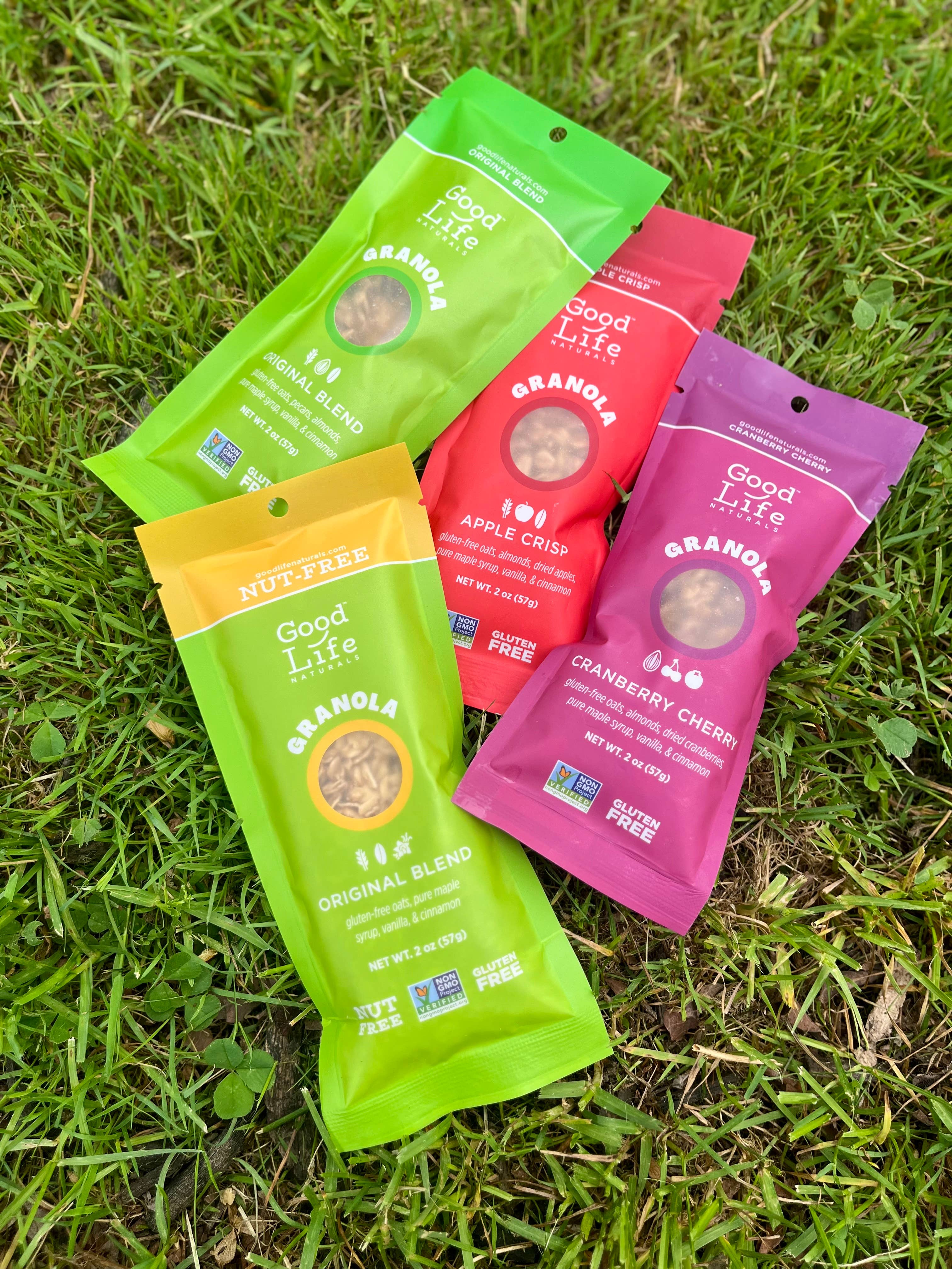 Good Life Naturals - Wholesale Granola - Gluten-Free Granola 2 oz Grab-n-Go Variety Pack8