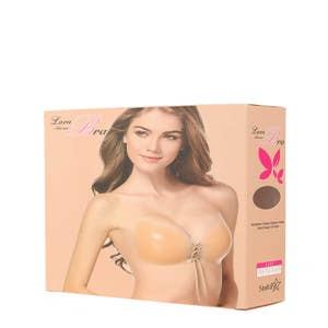 Wholesale Black Solid Enchantress Uplifting Sticky Air Bra for your store -  Faire