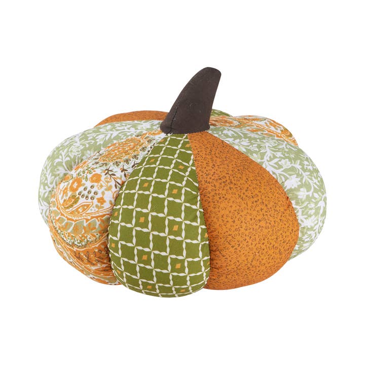 Peking Handicraft - Wholesale Throw/Decorative Pillow - Shaped Patchwork Pumpkin Pillow