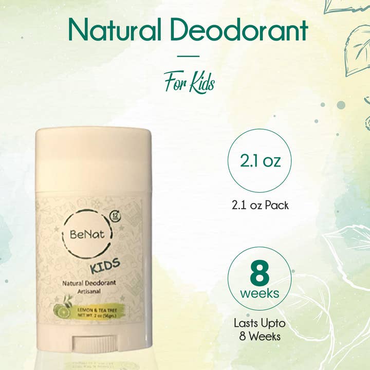 BeNat - Wholesale Deodorant - Uniseks - Volledig natuurlijke deodorants voor kinderen en tieners2
