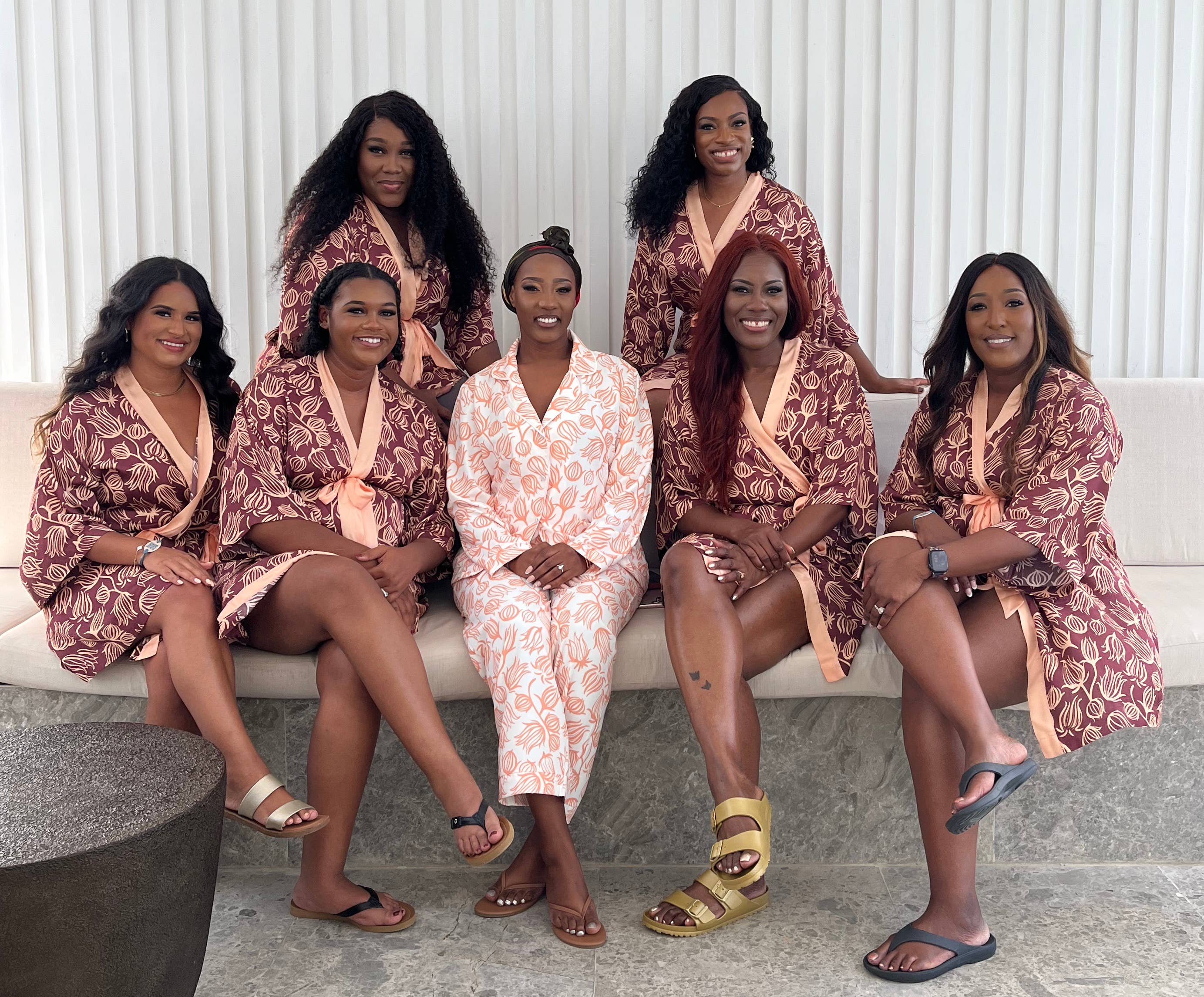 Melda Moda - Wholesale Robe - Women's -  Satin Women’s Robe – Bissap Print2