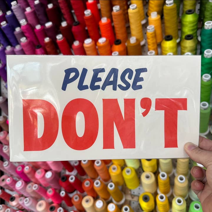 World Famous Original - Wholesale Art print - Please Don't Riso Print2