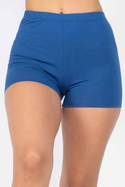 Vanilla Monkey - Wholesale Athletic Shorts - Women's - Basic Solid Biker Shorts11
