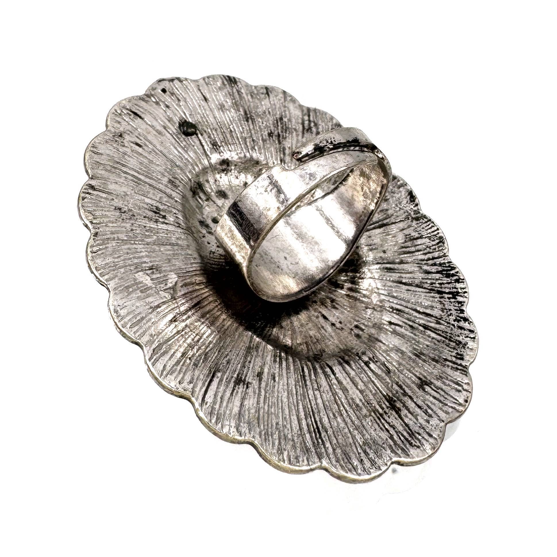 Lunar Deer - Wholesale Cocktail/Statement Ring - Large Western Concho Statement Ring1