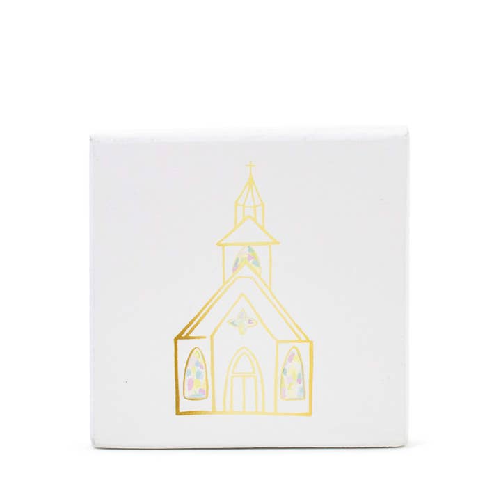 The Royal Standard - Wholesale Art Print - Church Block Art White/Multi 4x4x1