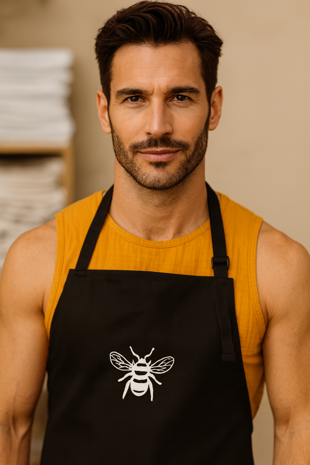 Pollen Sisters - Wholesale Apron - Bee Apron Black0