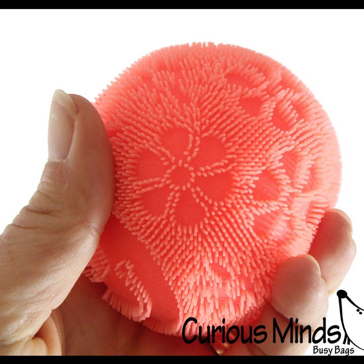 Curious Minds Toys – wholesale Mjuk leksak - Barn och baby – NeeDoh Fuzzball FLOWER POWER Mjuk Doh-Fylld Stretchboll3