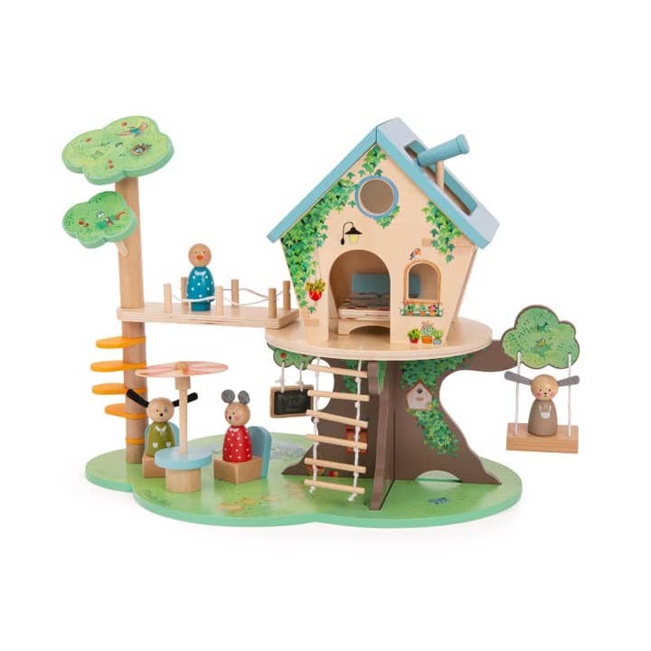 Speedy Monkey - Wholesale Wood Toy - Kids - Wooden Tree House The Big Family