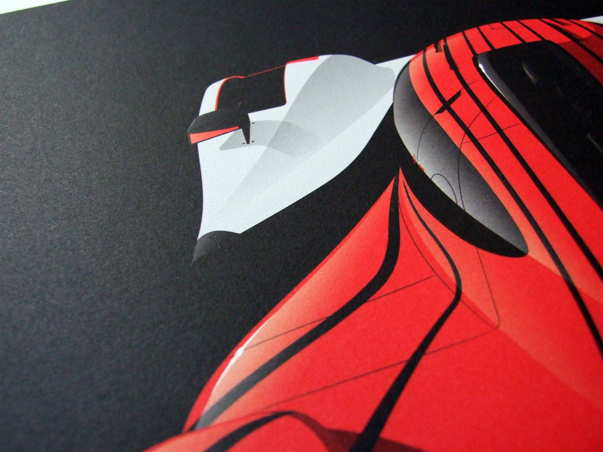 Ricardo Fine Car Artwork - Wholesale Art Print - Porsche 963 LMDh, 20232