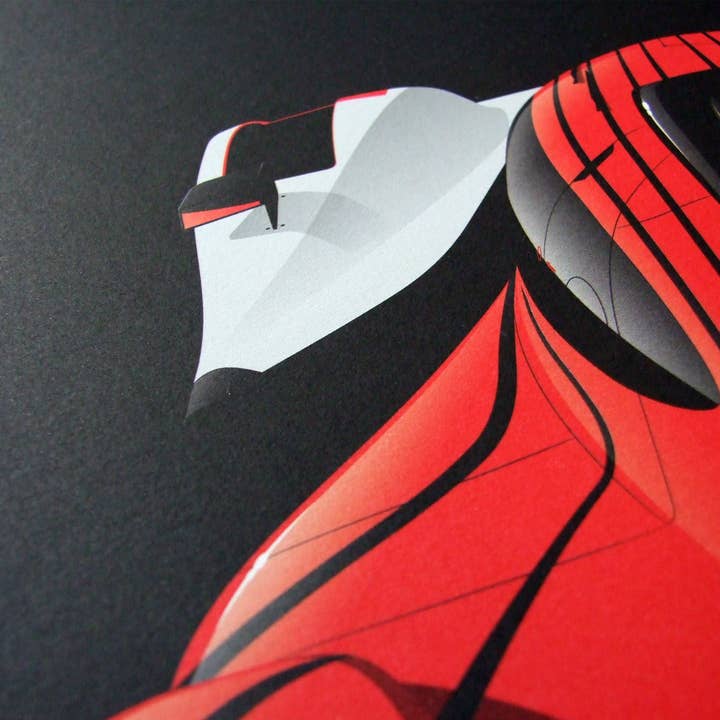 Ricardo Fine Car Artwork - Wholesale Art Print - Porsche 963 LMDh, 20232