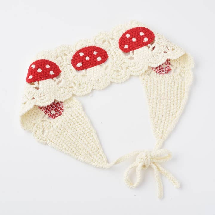 Funkyrel® Atzbranding Limited - Vendita all'ingrosso Fascia per capelli - Donna - Haila - Fascia per capelli a forma di fungo all'uncinetto