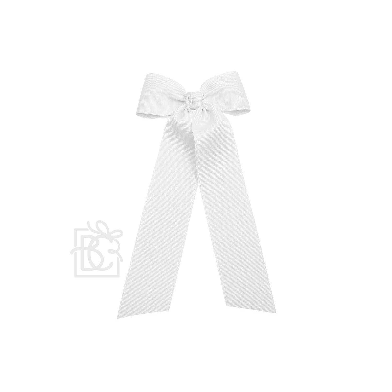 Beyond Creations, LLC - Wholesale Hair Bow - Kids - FLAT BOW W/ 7" STREAMERS ON ALLIGATOR CLIP21