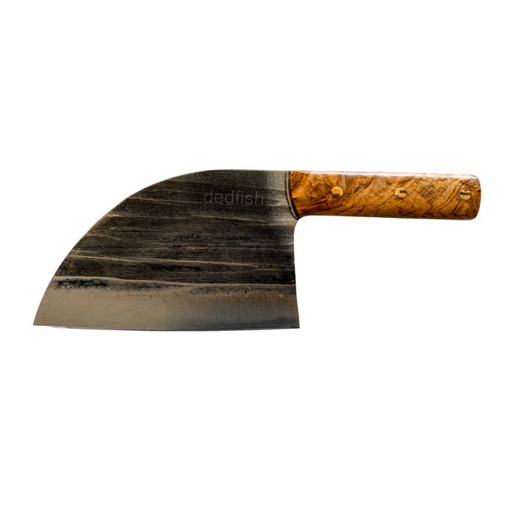 Dedfish Co - Wholesale Kitchen/Utility Knife - Cleaver Knife Olive Wood
