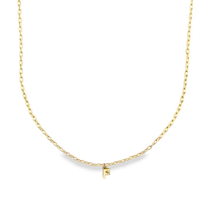 Camilla Limón - Wholesale Pendant/Charm Necklace - Tiny Initial Charm Personalized Gold-Filled Necklace5
