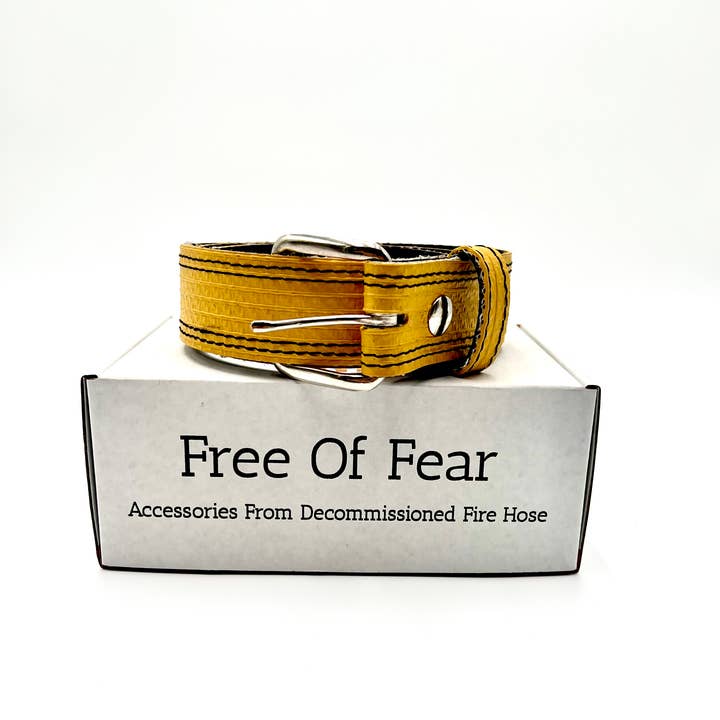 Free of Fear - Wholesale Belt - Unisex - Fire Hose Belt