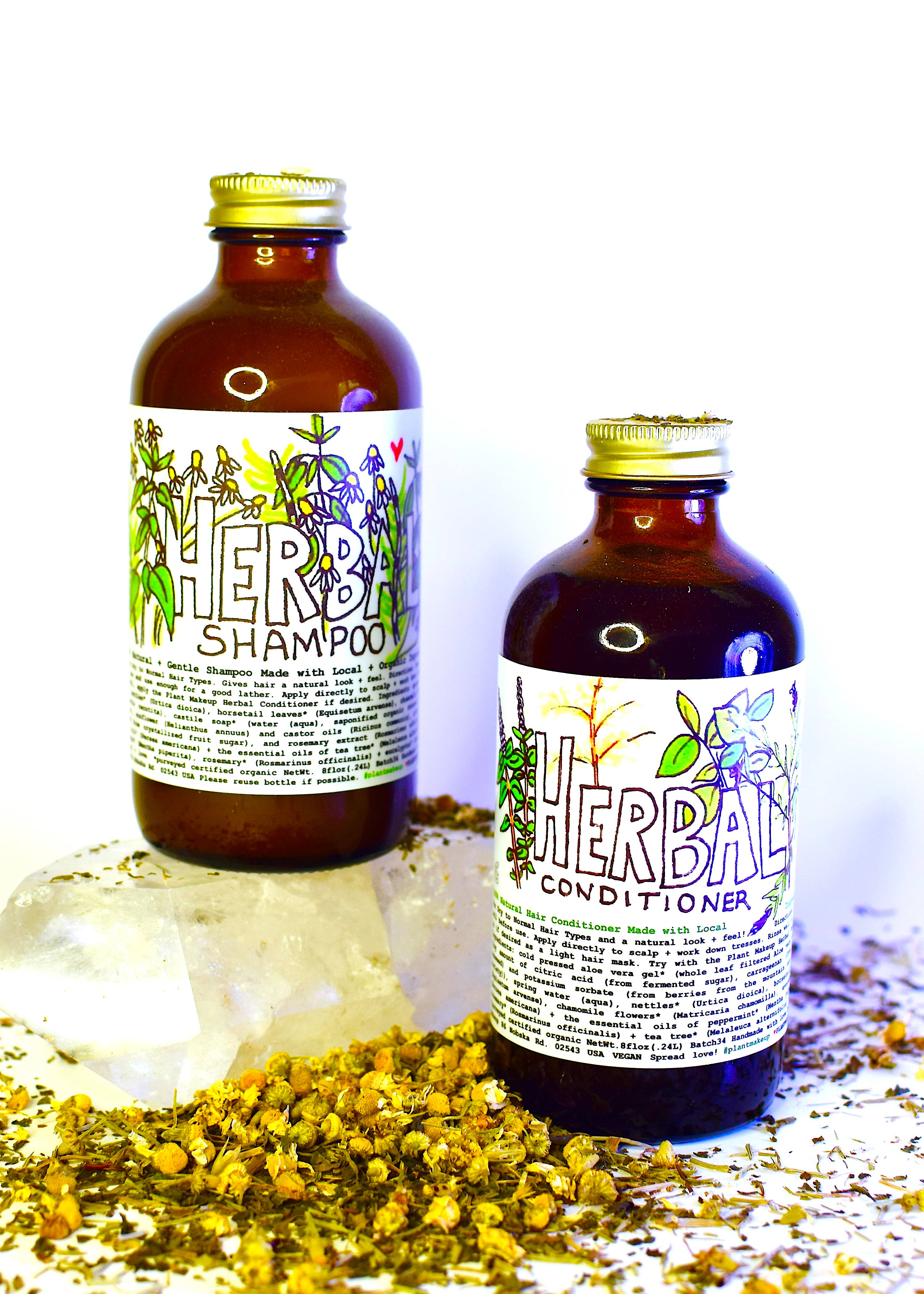 Plant Makeup - Vente Après-shampoing - Après-shampooing herbal naturel pour cheveux secs à normaux4