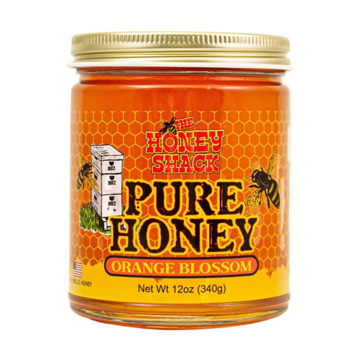 Orange Blossom Honey 12 oz for wholesale by The Honey Shack