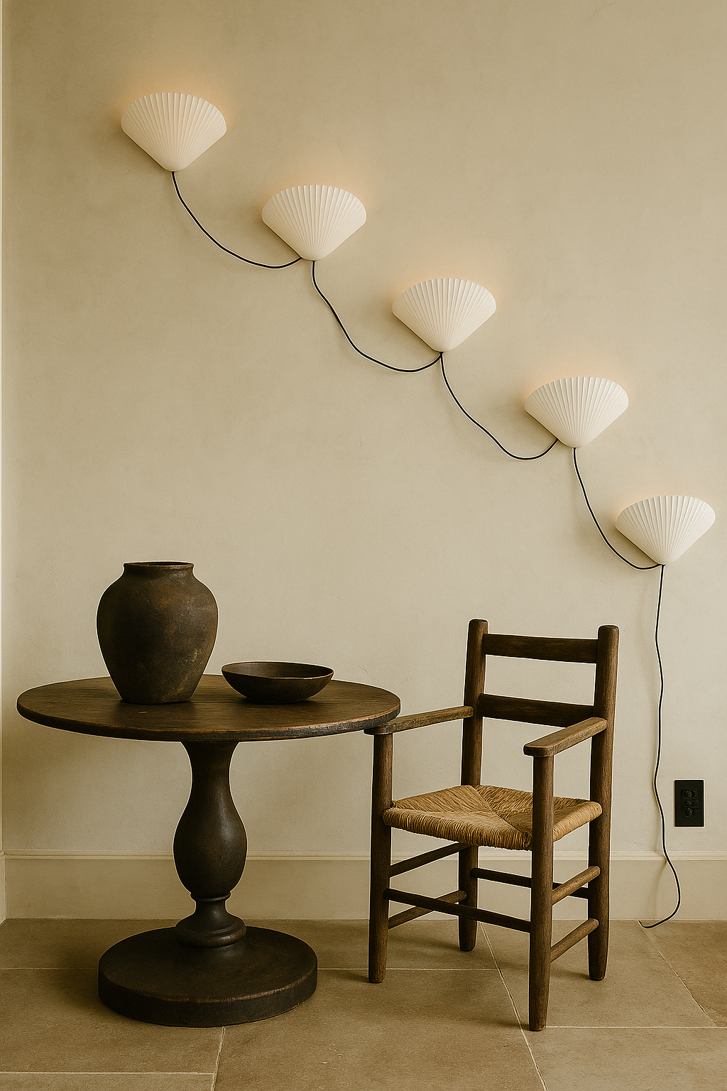 Montana Labelle Design - Wholesale Sconce - Shell Plaster Sconce1