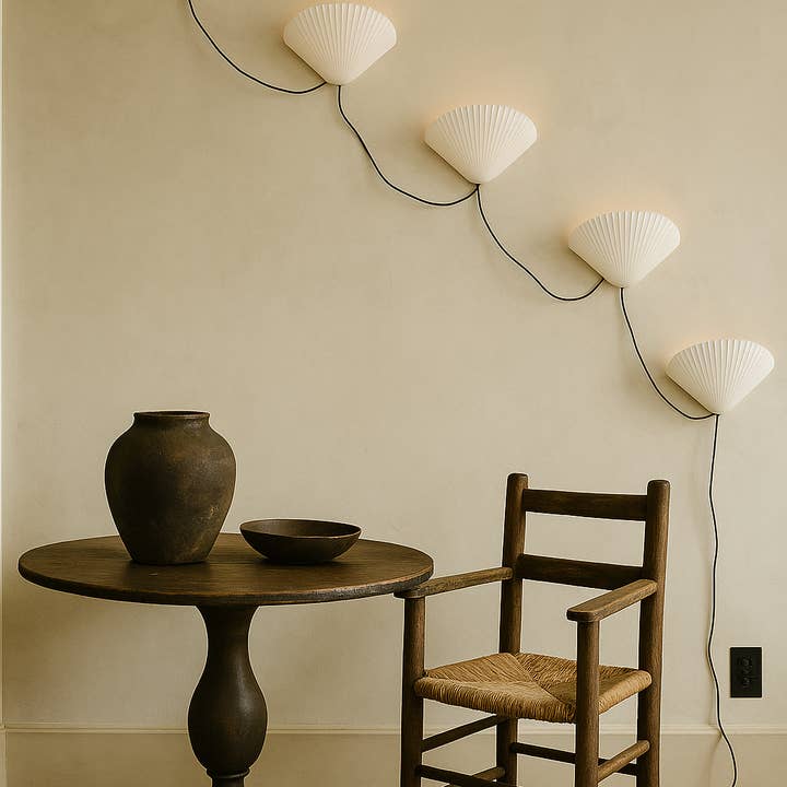 Montana Labelle Design - Wholesale Sconce - Shell Plaster Sconce1