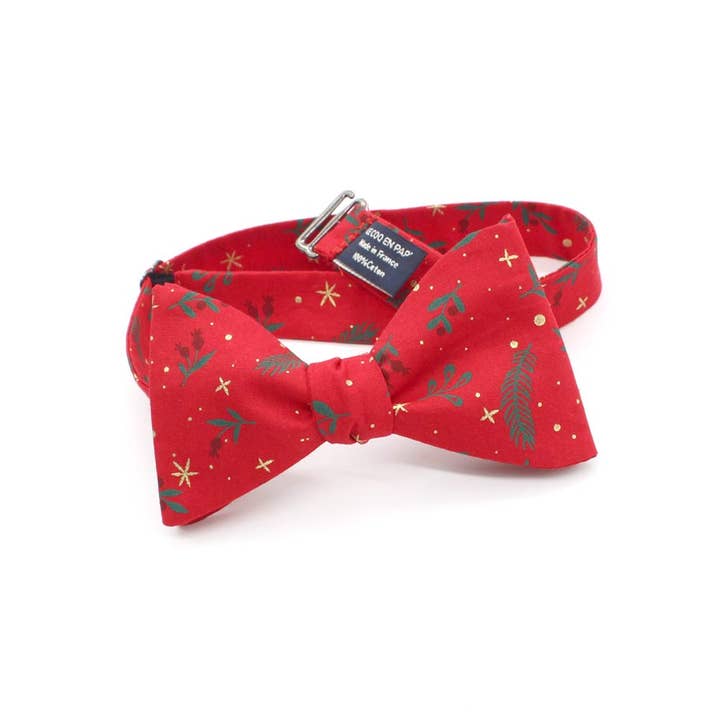 Le Coq en Pap' – Großhandel Fliege – Herren – Lang lebe die windrote Weihnachtsfliege3