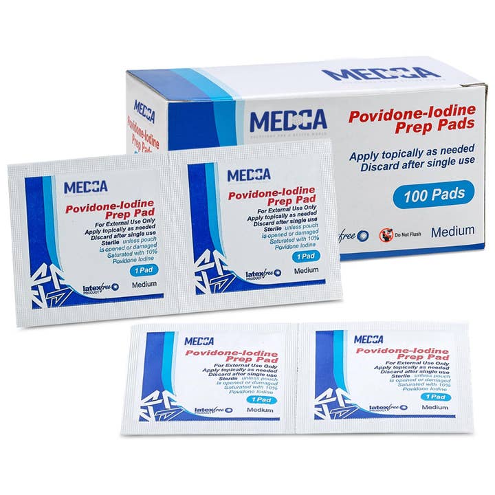 Prep Solution Pads 10 Percent 100 Count for wholesale by MEDca