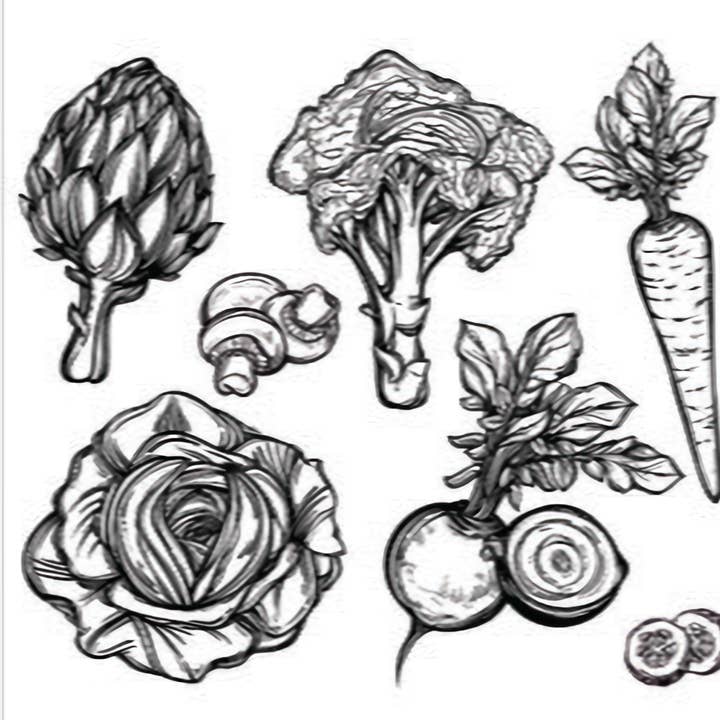 Vegetables - Euroscrubby Dishcloth for wholesale by Euroscrubby