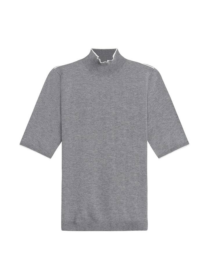 Ellen Tracy - Wholesale Knit Sweater - Women's - CARLEE MOCK NECK SWEATER TEE11