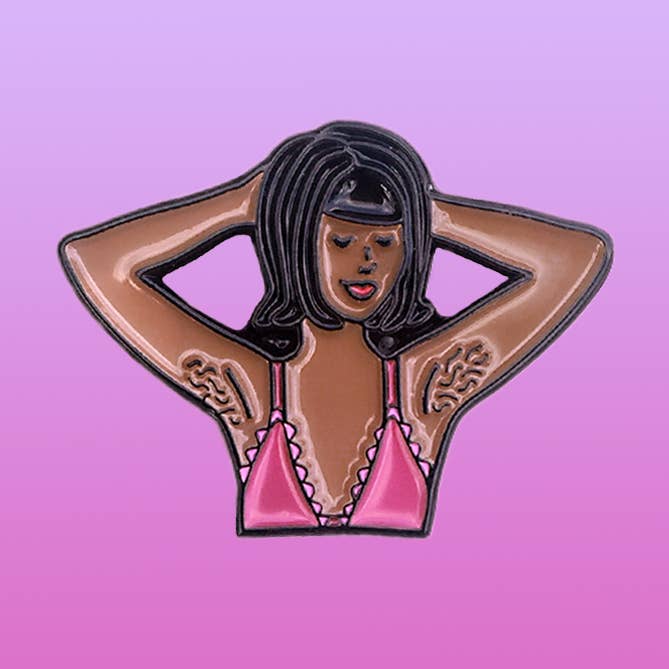 Harige pits reversspeld voor wholesale door Doo Stuff