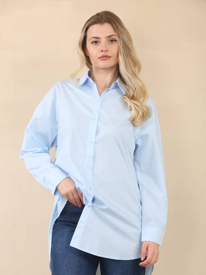 Camisa em camadas de algodão puro por atacado de Kurt Muller