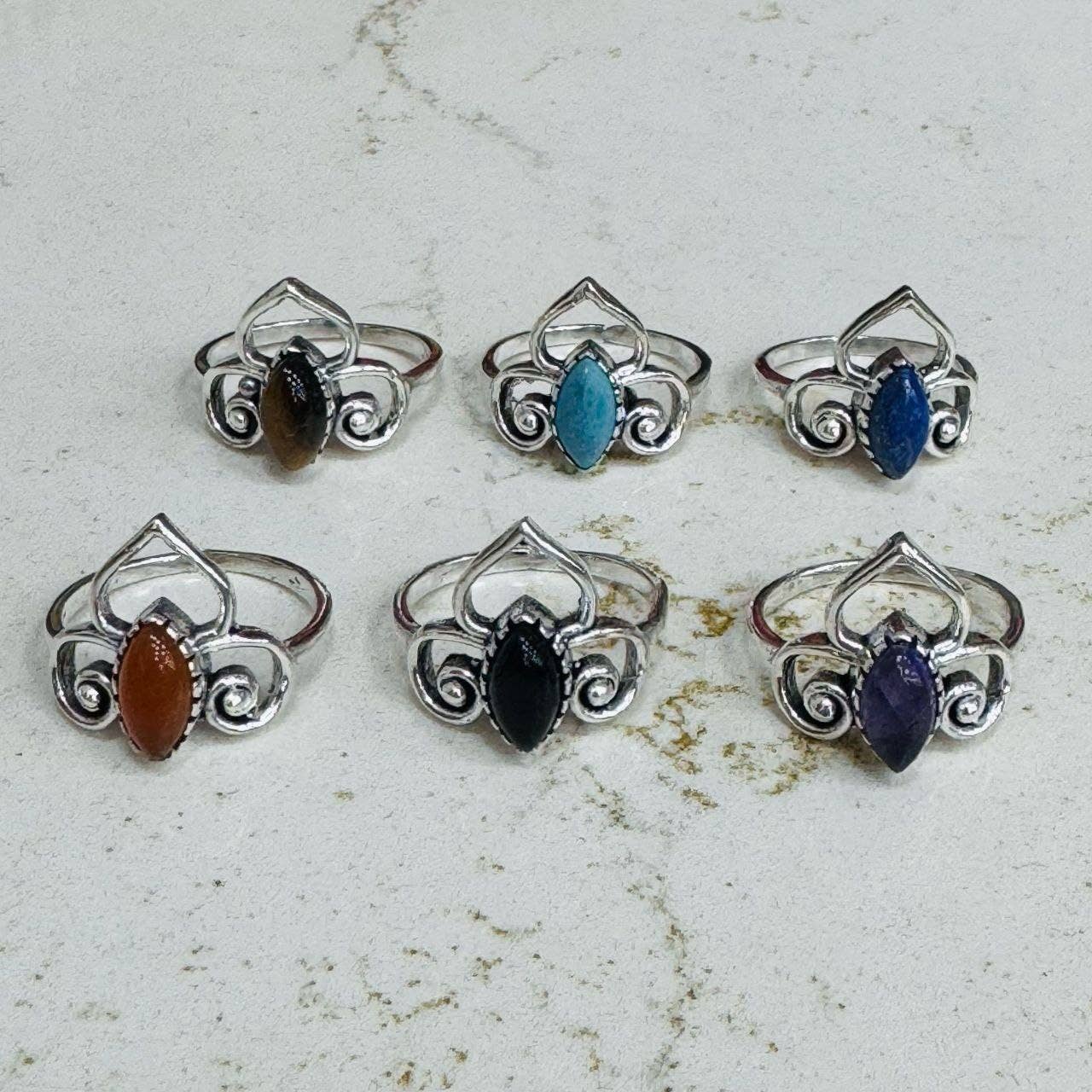 Hecho a mano - Wholesale Cocktail/Statement Ring - Rings with shapes9