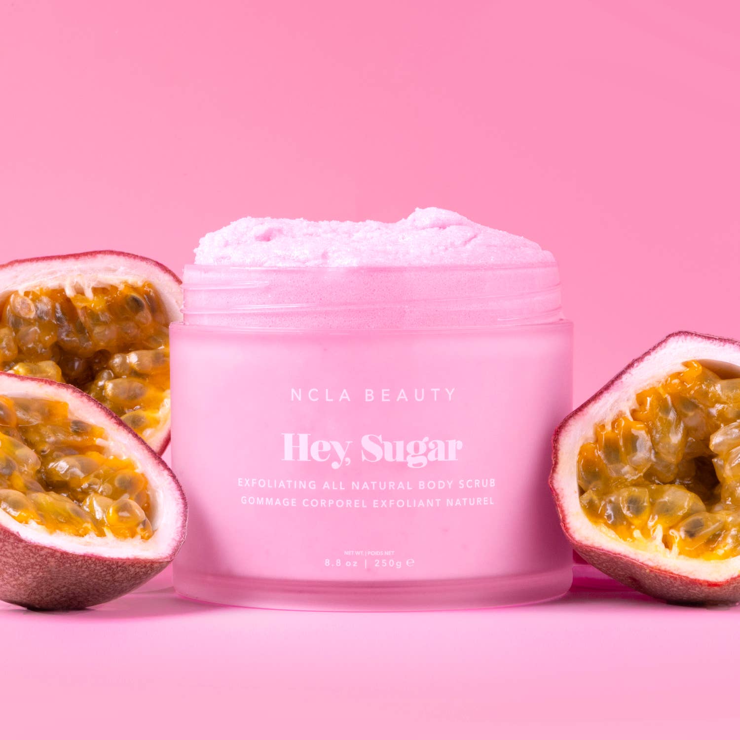 NCLA Beauty - Wholesale Body Scrub/Exfoliant - Hey, Sugar All Natural Body Scrub - Passion Fruit