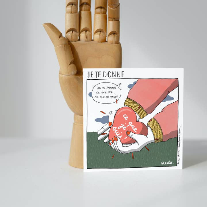 Biglietto - Ti regalo _ San Valentino per la vendita all'ingrosso da parte di Les crayons de Valentine