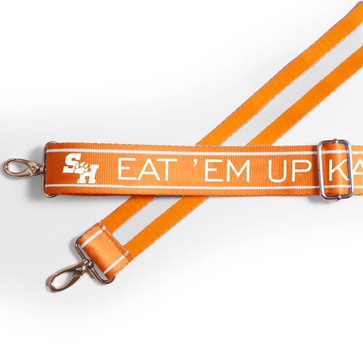 Patterned Shoulder Strap 1.5" - Sam Houston State for wholesale by Desden