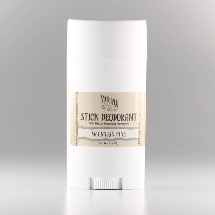 Mountain Pine Stick Deodorant for wholesale by Varina Soap