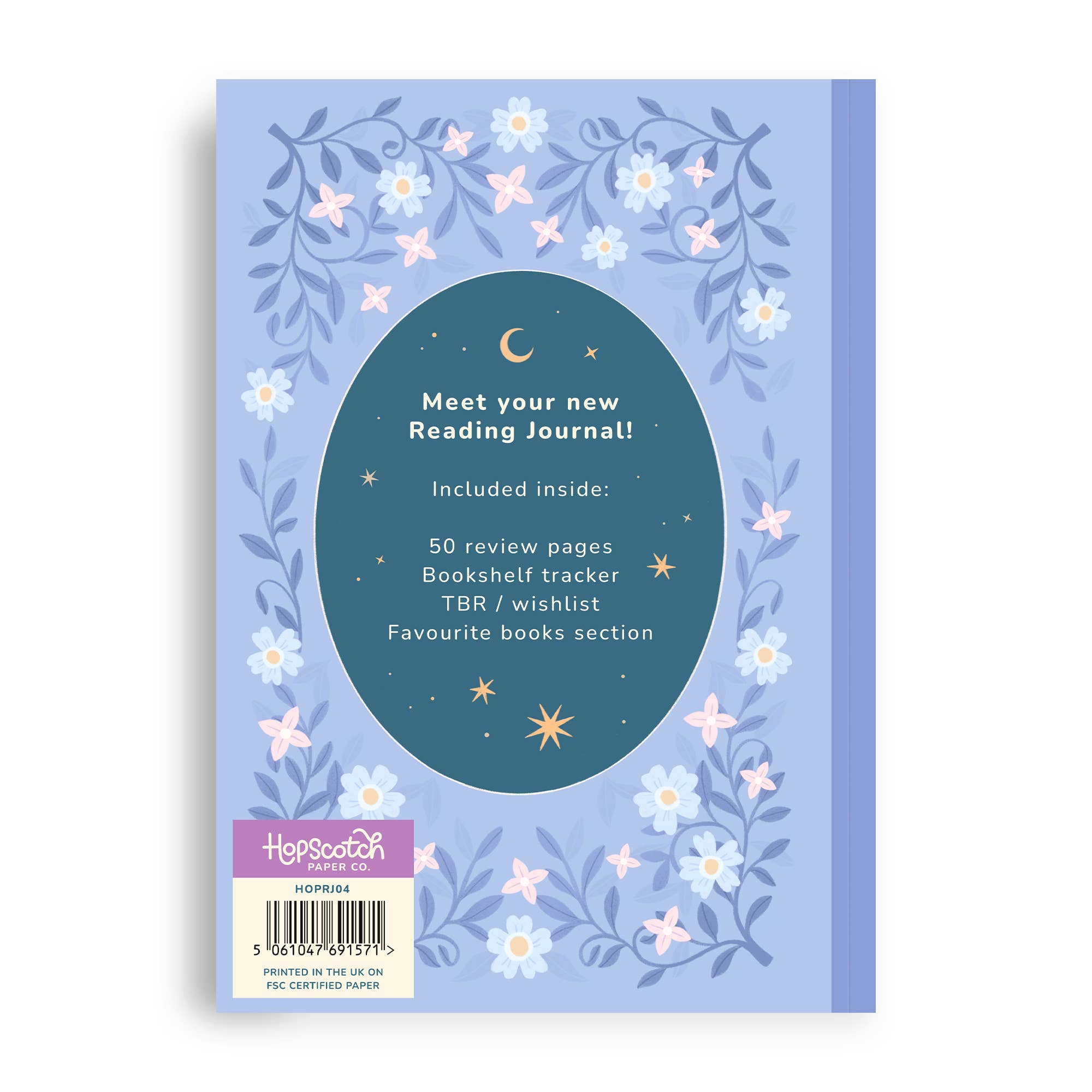 Hopscotch Paper Co. - Wholesale Journal/Diary - Reading Journal Dragon, Cosy Quest – 50 Book Review Notebook1