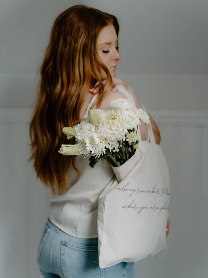 Bloom Tote Bag for wholesale by Ivory Bloom Boutique