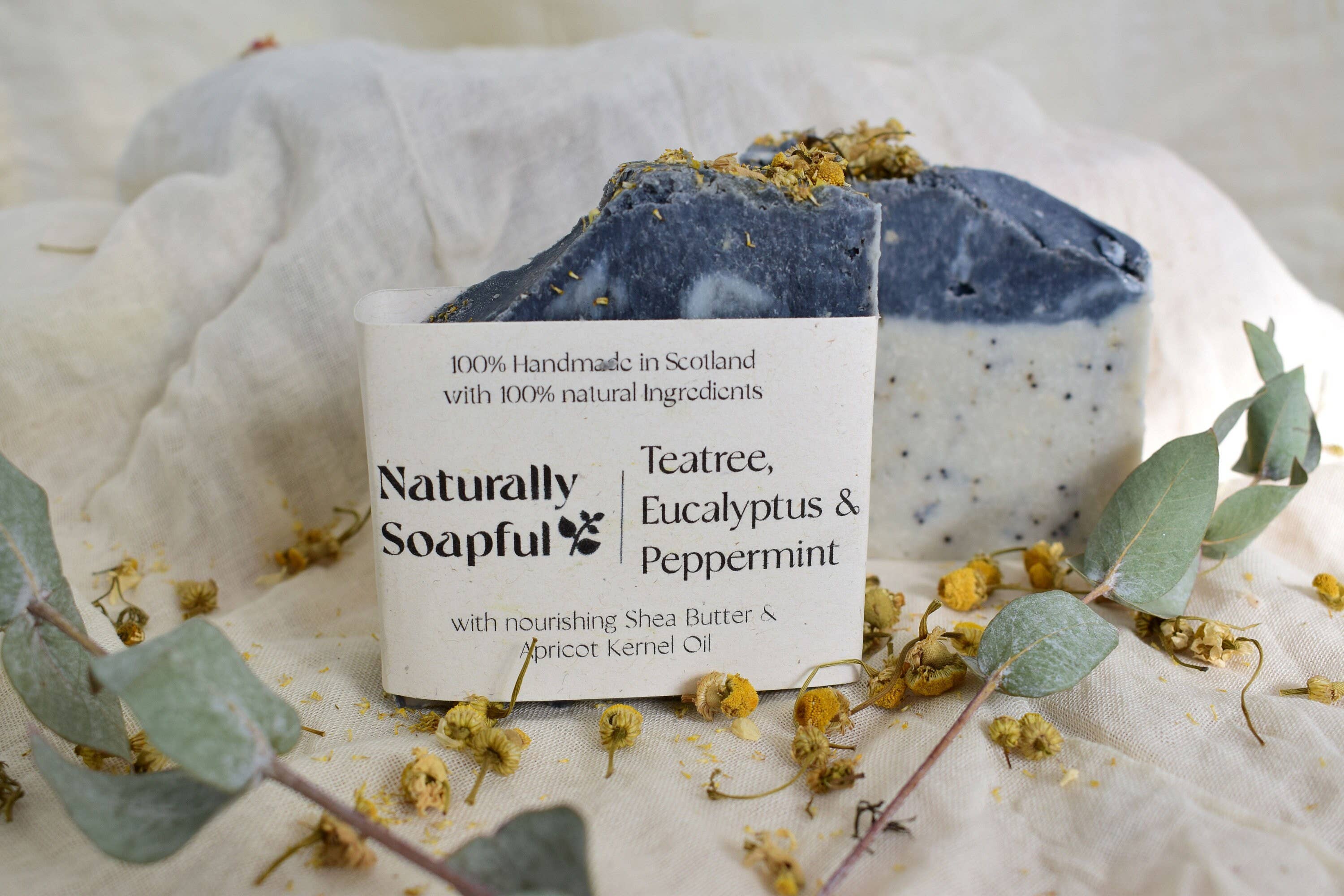 Naturally Soapful – wholesale Bar Soap – Teatree, Eucalyptus & Peppermint Handmade Soap4