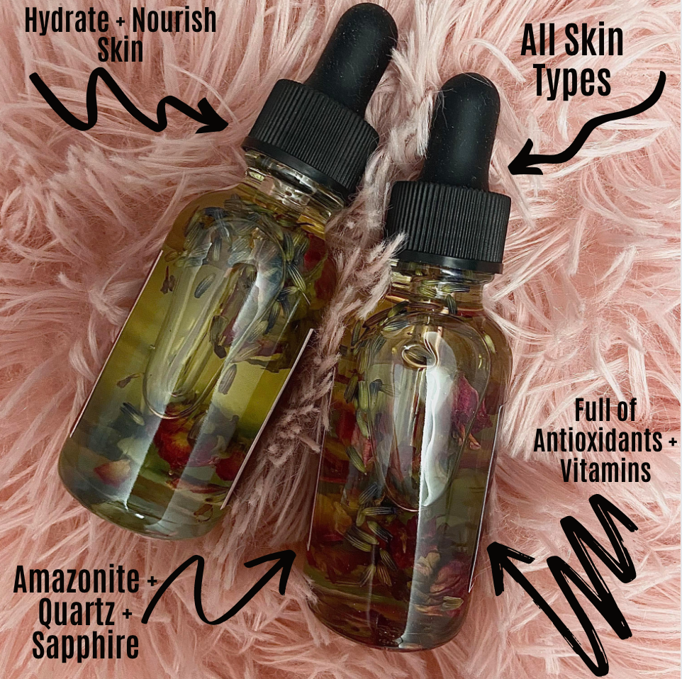 Badgurlgoodies - Wholesale Bath/Body Oil - Crystal Elixir Herbal & Crystal Infused Body Oil4