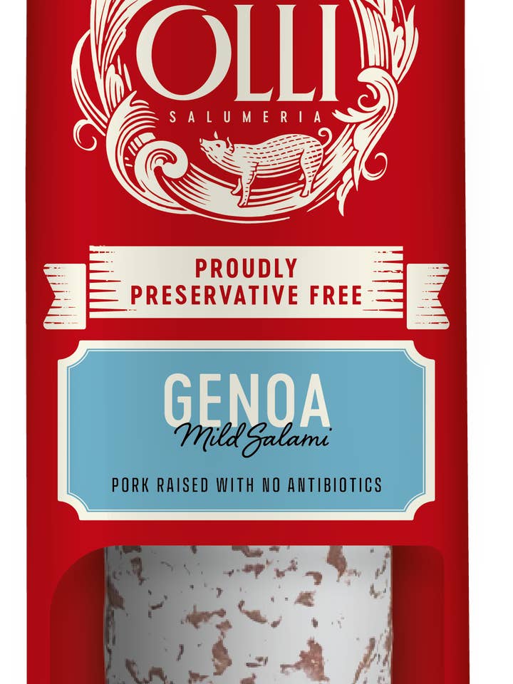 Olli Genoa Salami Chub for wholesale by Olli Salumeria Americana