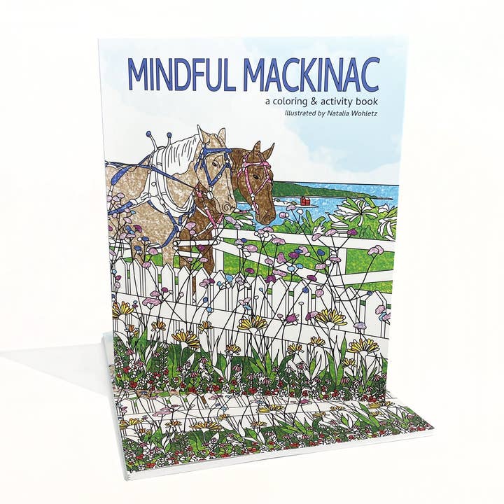 Mindful Mackinac Coloring Book for wholesale by Mackinac Memories