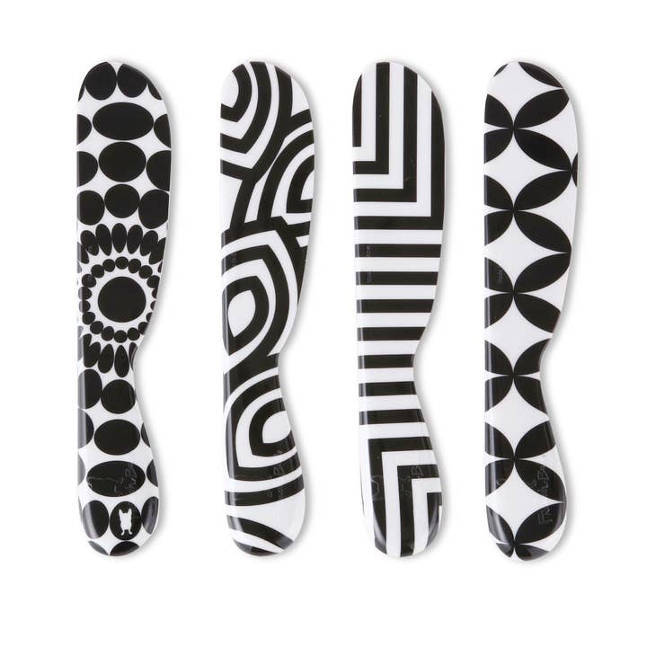 Black and White Spreader Set for wholesale by French Bull