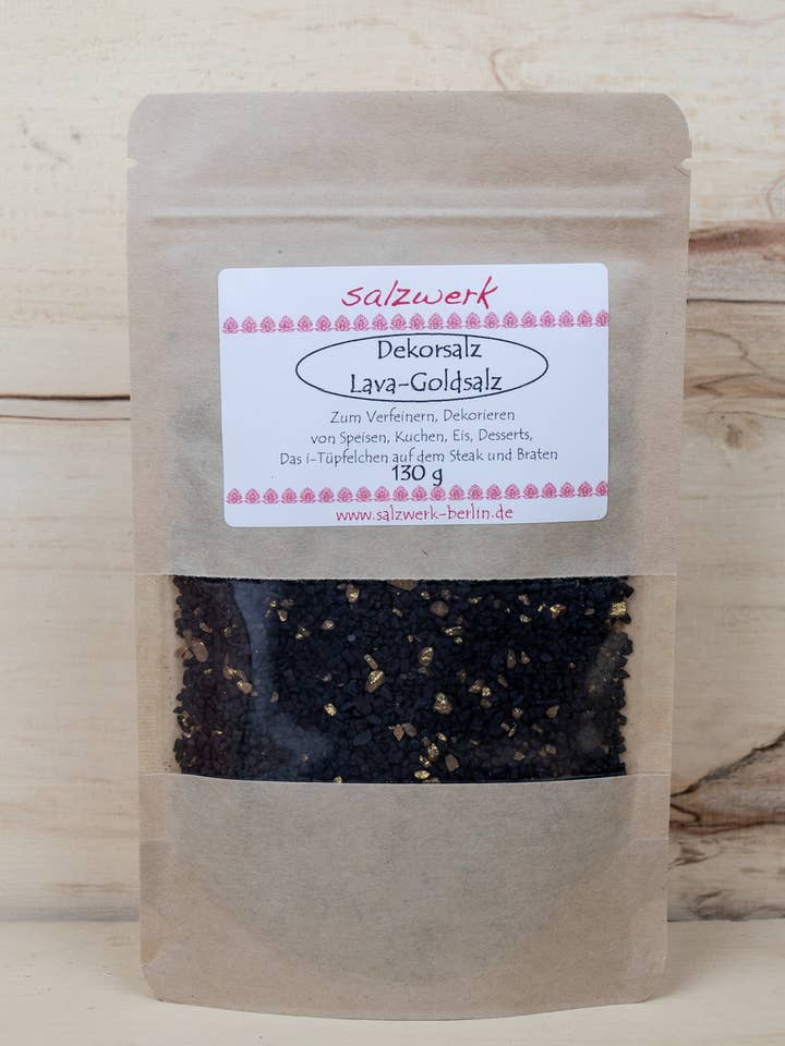 Lava gold salt for wholesale by Salzwerk Berlin