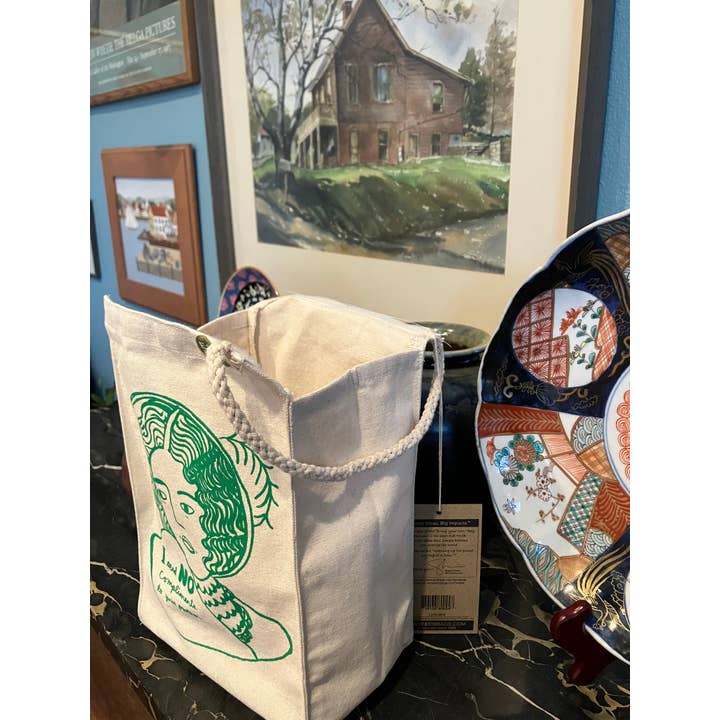 Colleen Harrington Studio - Wholesale Tote Bag - Unisex - Recycled Canvas Lunch Bag - I Send No Compliments 11