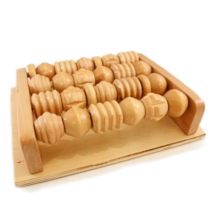 Enkel lutande fotmassageapparat i trä för wholesale av Cose Della Natura