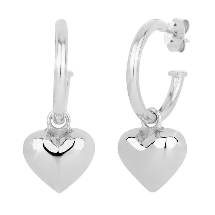 Ásta Ohrringe - Rhodium für den Großhandel von bylovisa