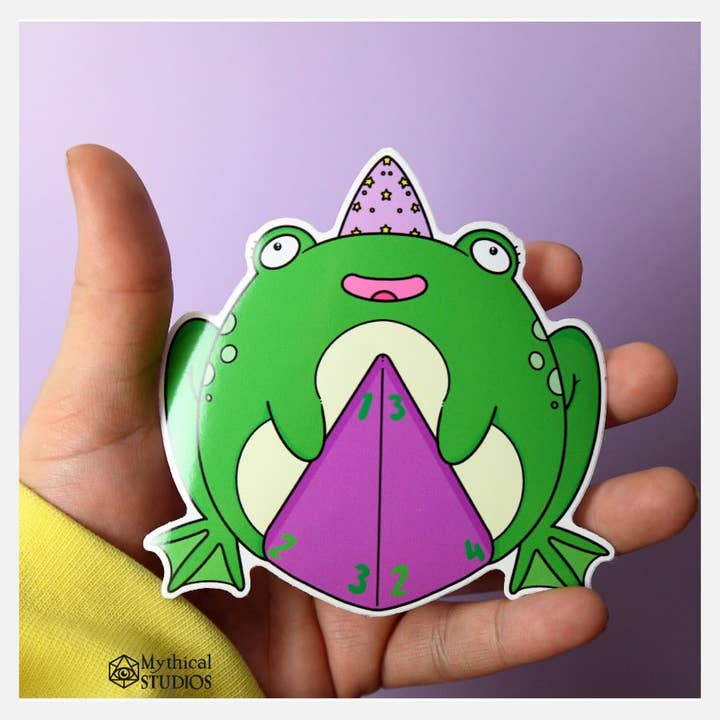 Mythical Studios - Wholesale Sticker - Magical Frog Sticker1
