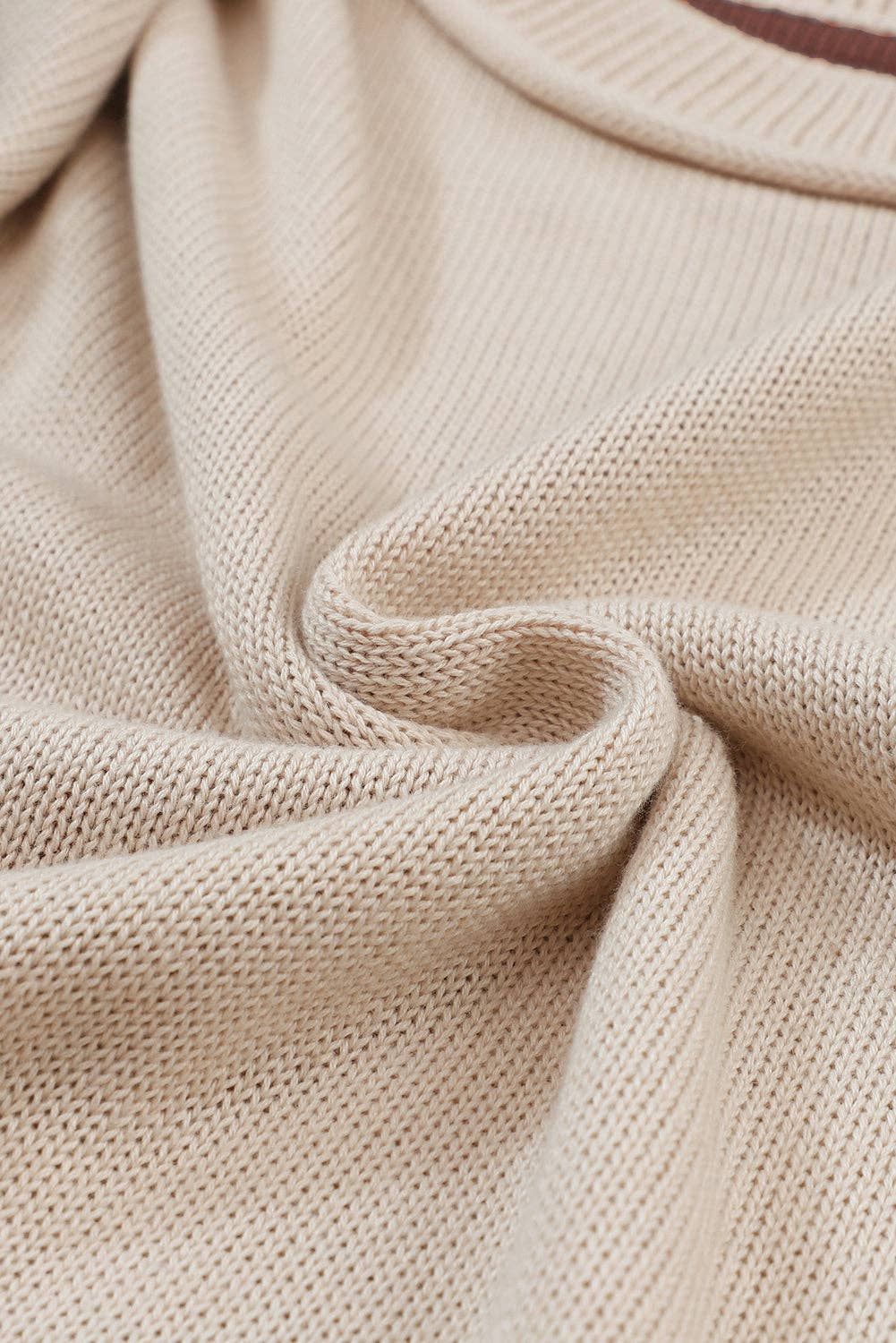 Suhkasana – wholesale Knitted jumper – Women′s – Colorblock Bishop Sleeve Ribbed Knit Sweater7