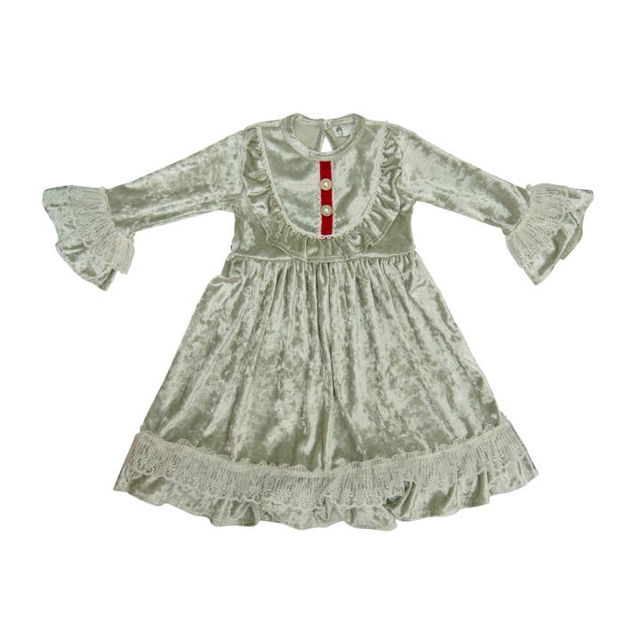 Frilly Frocks Evelyn Kleid für Kleinkinder & Kleinkinder für den Großhandel von Haute Baby